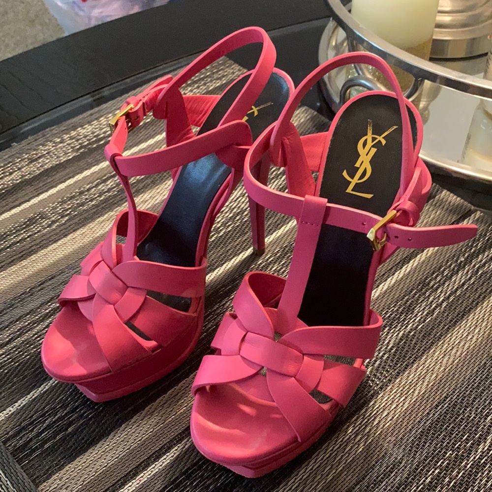 YSL tribute heels in size 38.